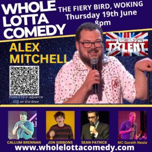 Whole Lotta Comedy: 19 June 2025 @ Fiery Bird